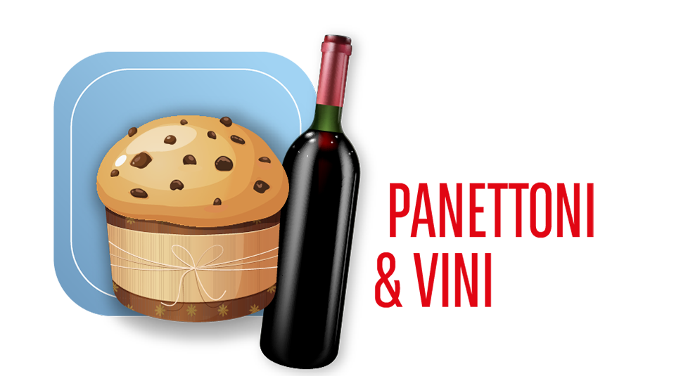 Panettoni natalizi e vini